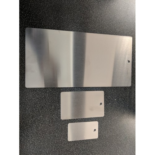 Test panel 2" x 3" Steel with Gauge 0.5. Pk 50